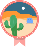 Dry Champion badge — Pishko holding a trophy